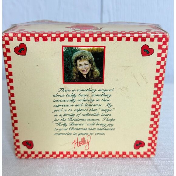 Vintage Kurt S Adler Holly Bearies Bearies Bear adorno navideño - Picture 4 of 6